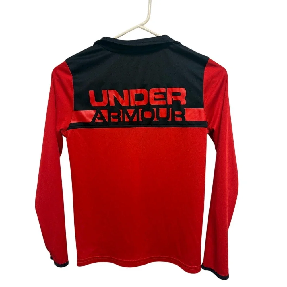Under Armour Red and Black Kids Sweatshirt Size M (Boy)